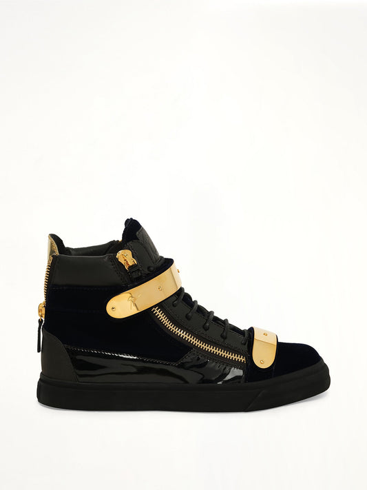 Image of Sneakers. Product name - GZ Veronica Sneaker in Navy colour by brand - GIUSEPPE ZANOTTI
