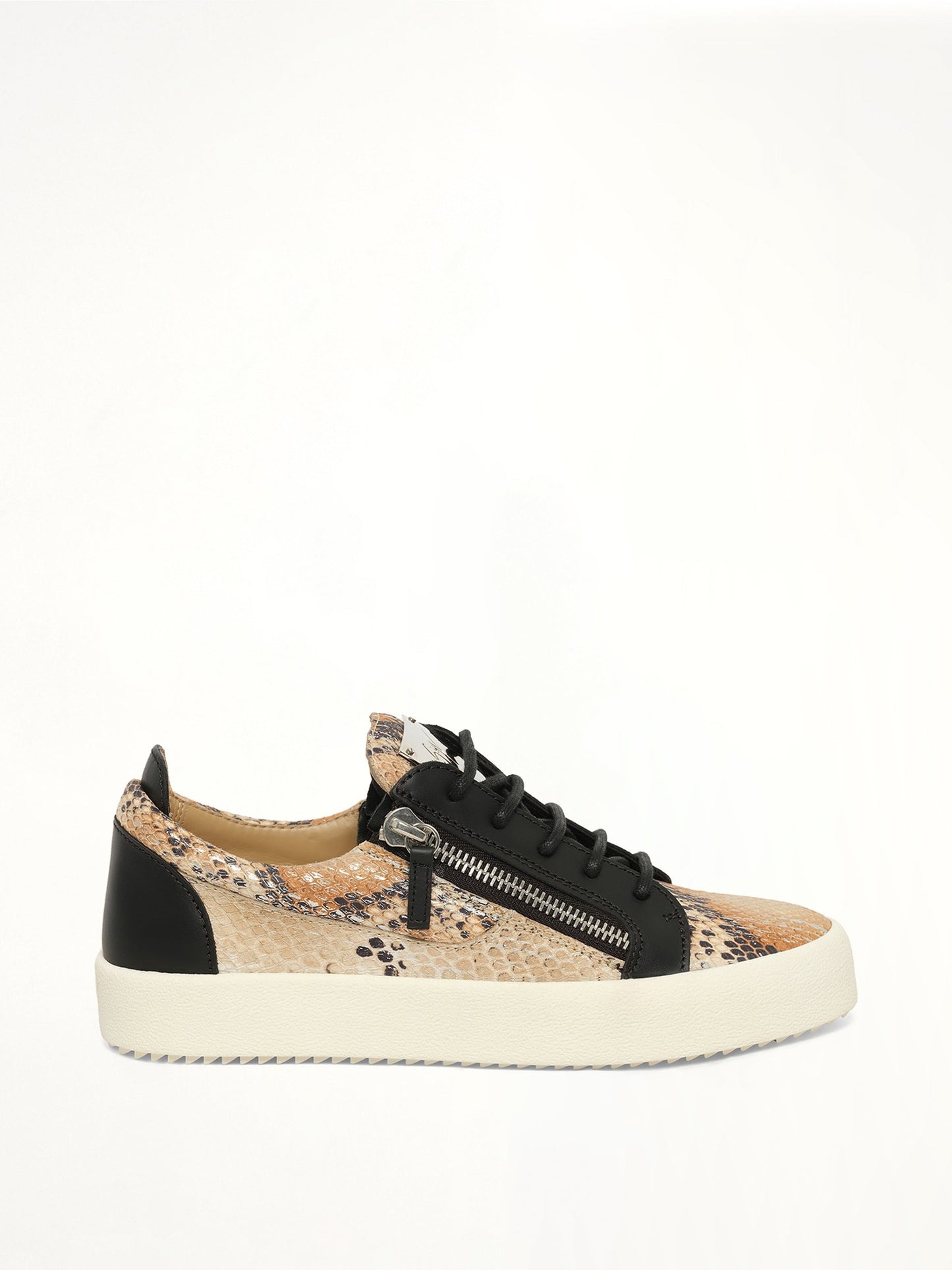 Image of Sneakers. Product name - Melody Cuoio in Black colour by brand - GIUSEPPE ZANOTTI