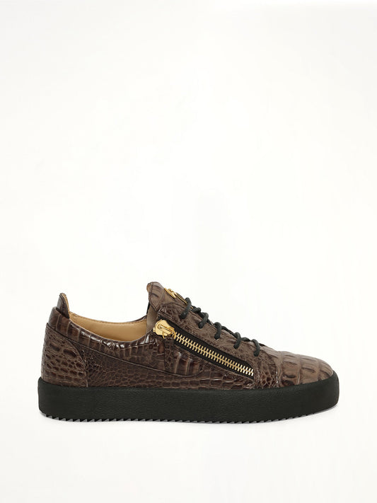 Image of Sneakers. Product name - Schafla Sneaker in Corte colour by brand - GIUSEPPE ZANOTTI