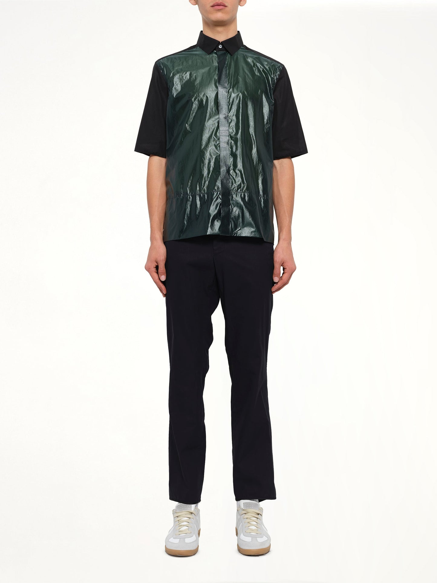 LANVIN 3/4 Sleeves Shirt (Black)