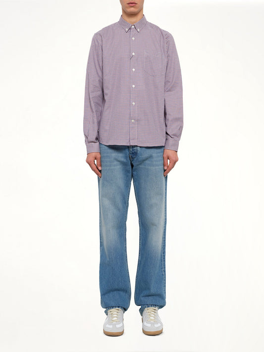 MIX Button Down Shirt (Burg/Navy)