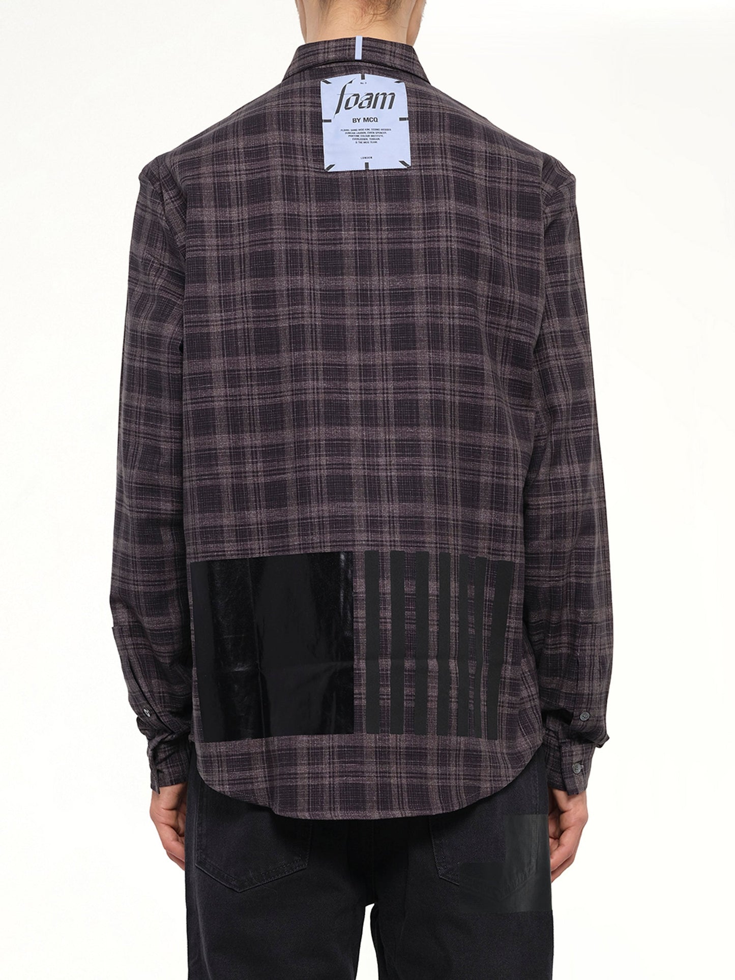 MCQ Check Flannel Shirt (Grey)