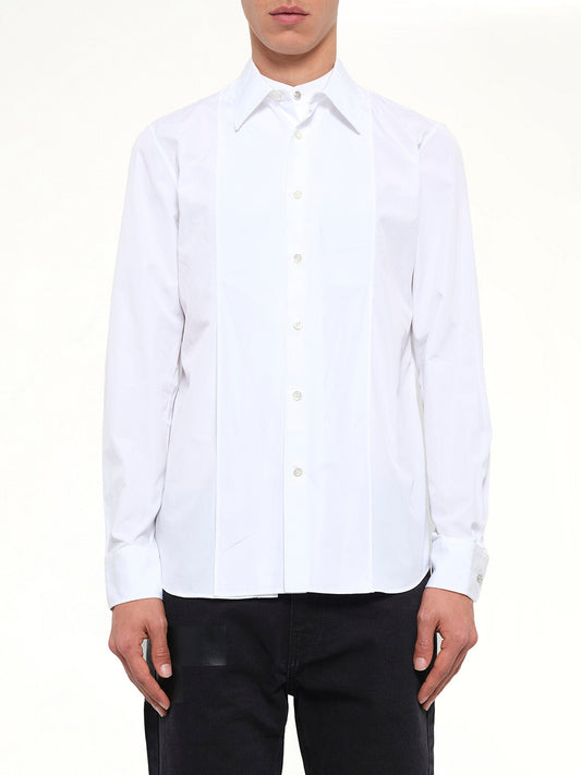 Image of Shirts. Product name - Cotton Shirt in White colour by brand - ALEXANDER MCQUEEN