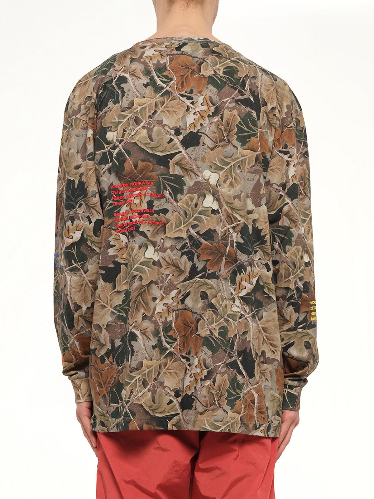 HERON PRESTON HP x Carhartt Camo Long Sleeve T-Shirt (Multicolour)