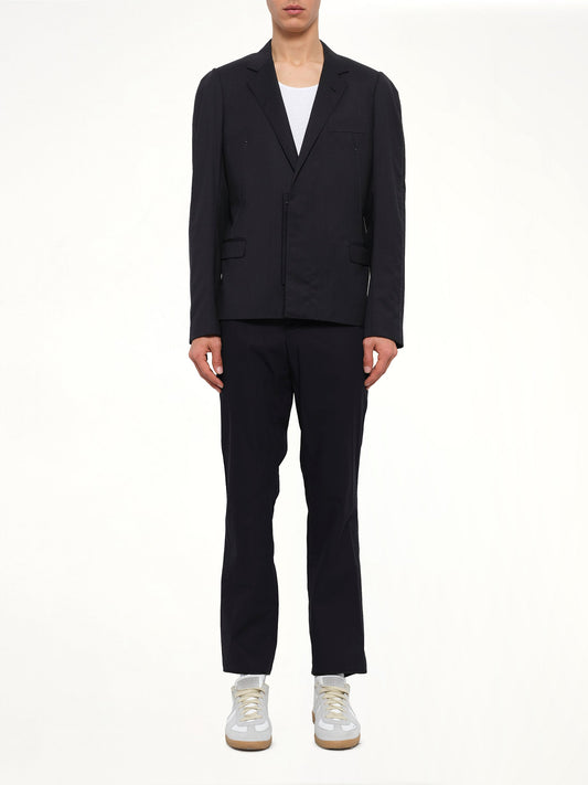 LANVIN Jacket with Displaced Lapel (Black)