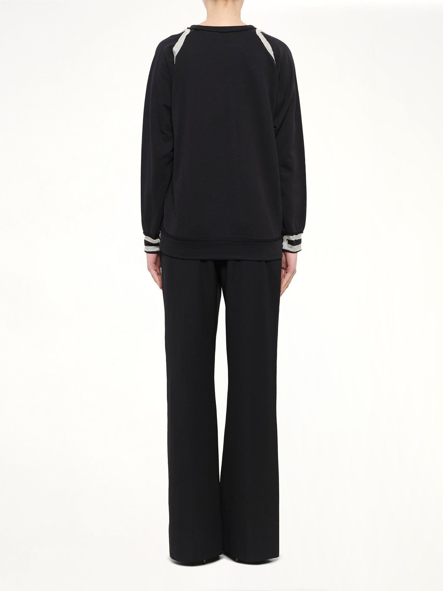 Lanvin Emb Jersey Top (Black)