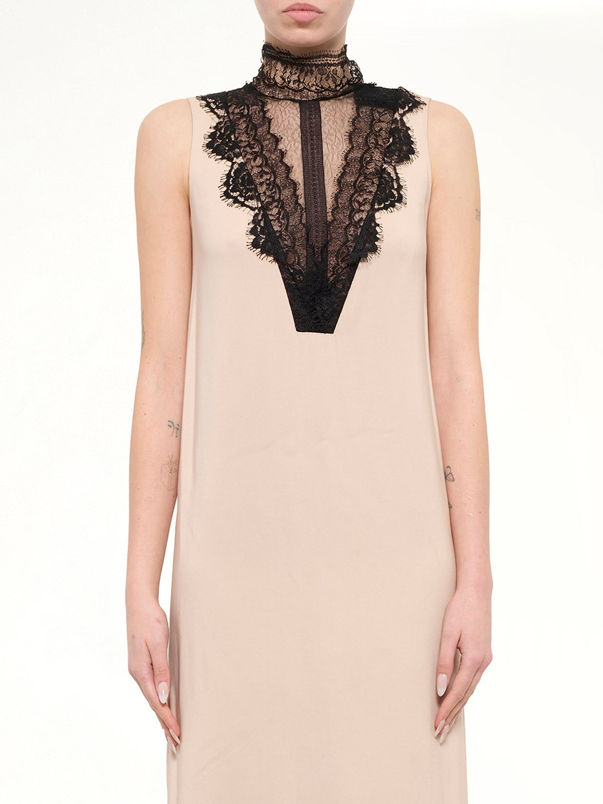 Image of Dresses. Product name - Long Dress in Blush colour by brand - LANVIN