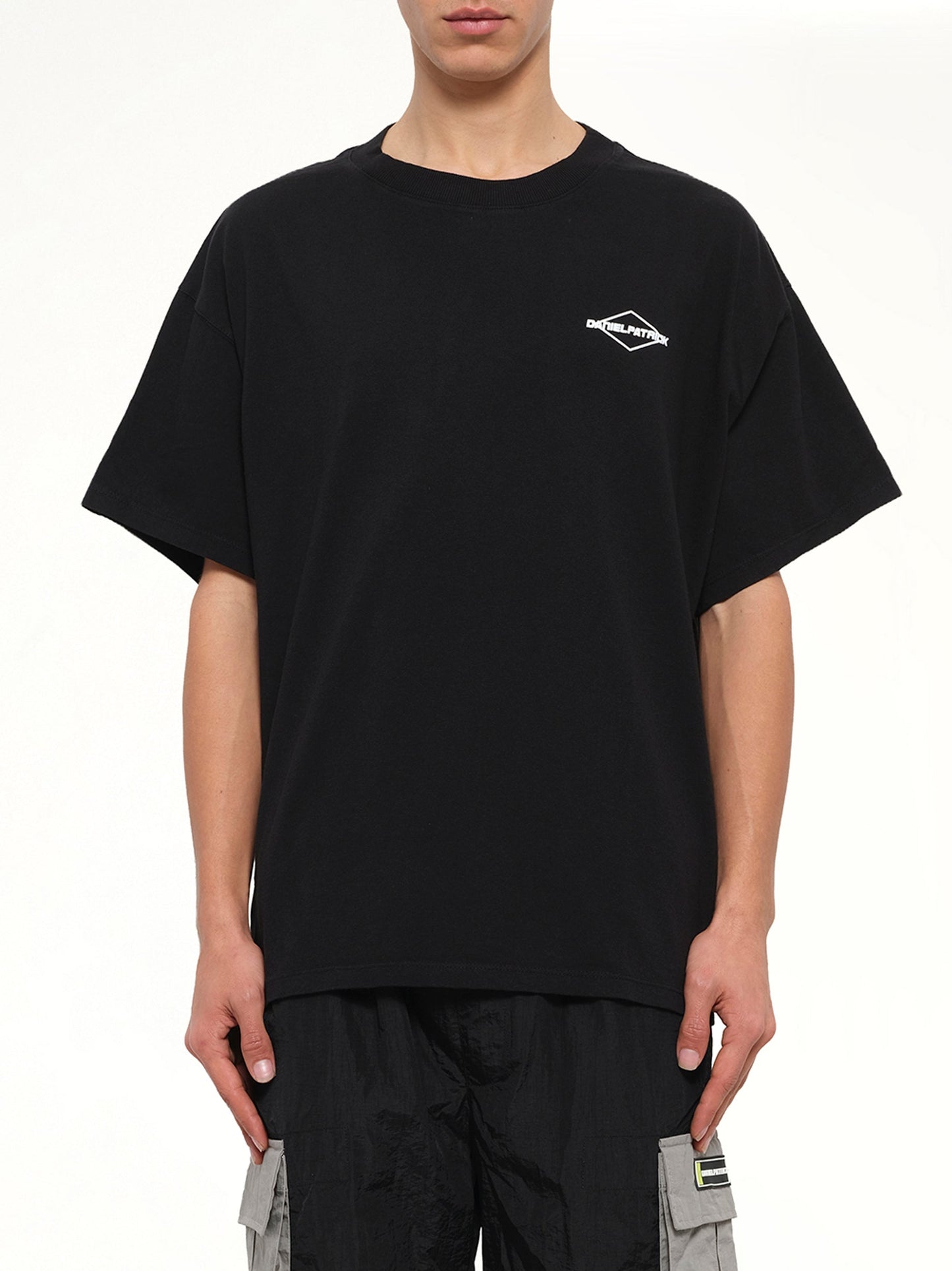 Image of T-Shirts. Product name - Take Care T-Shirt in Black colour by brand - DANIEL PATRICK