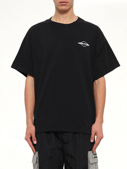Image of T-Shirts. Product name - Take Care T-Shirt in Black colour by brand - DANIEL PATRICK