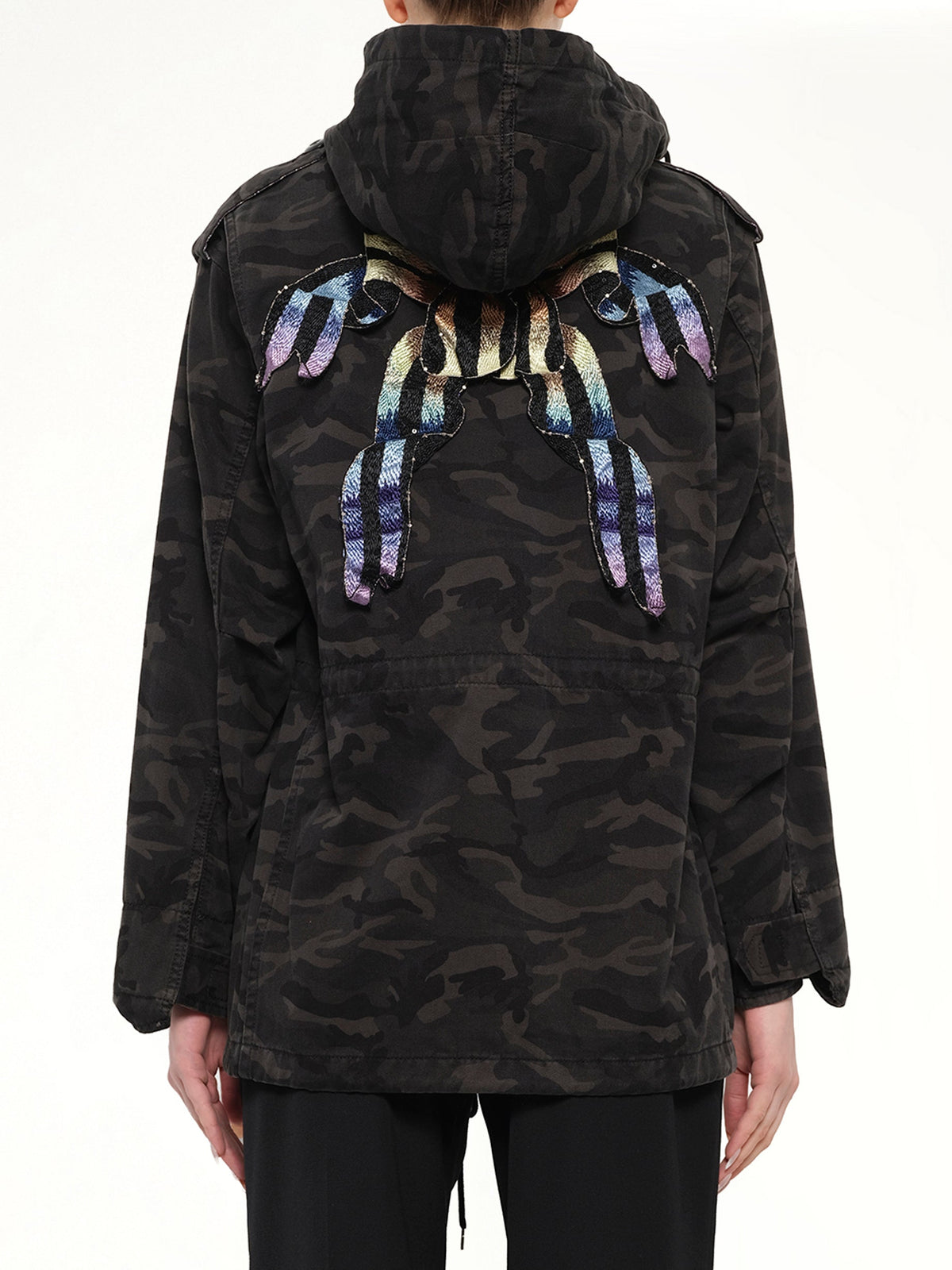 MARC JACOBS Anorak Jacket with Pin & Bow (Black)