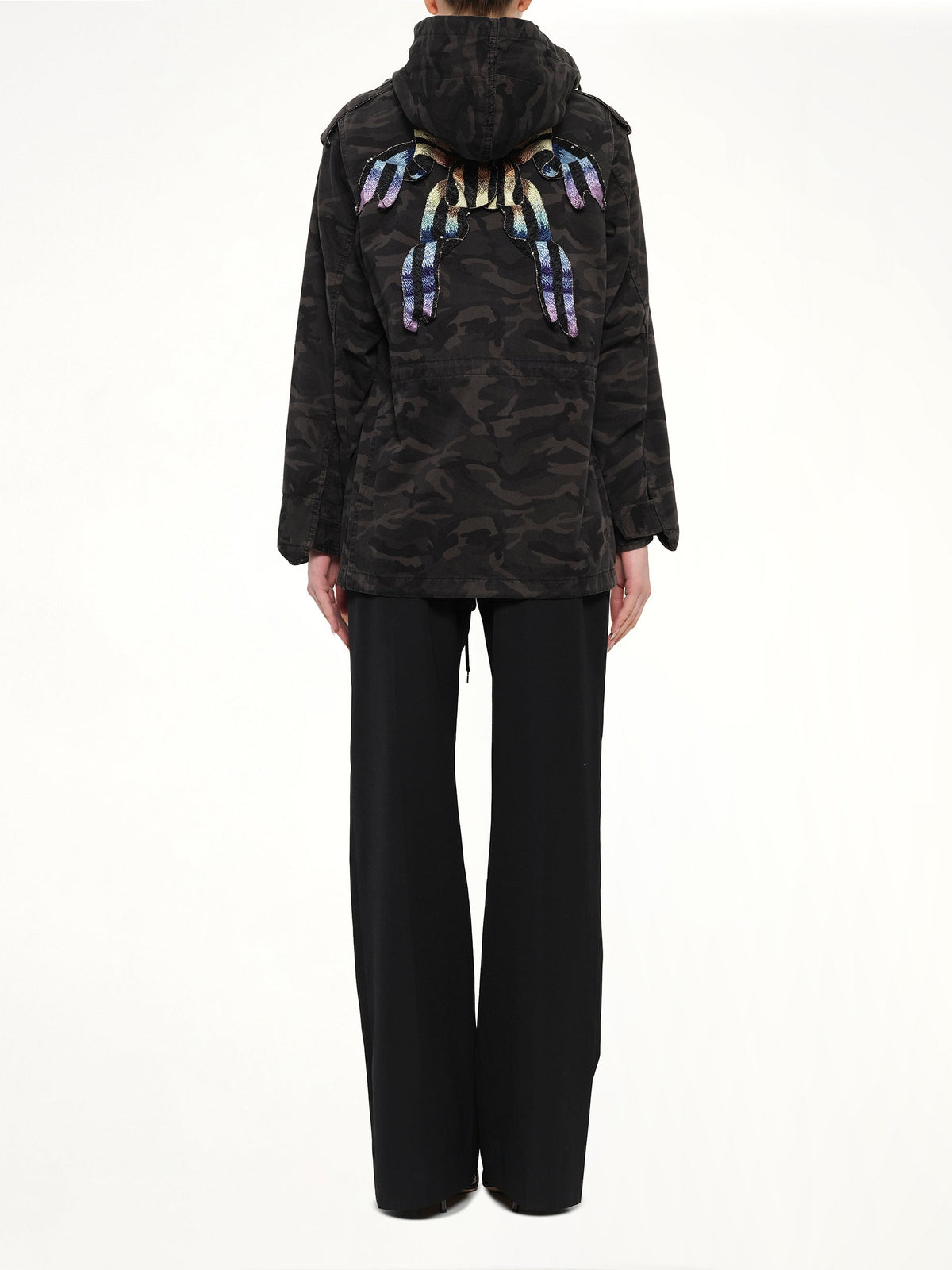 MARC JACOBS Anorak Jacket with Pin & Bow (Black)
