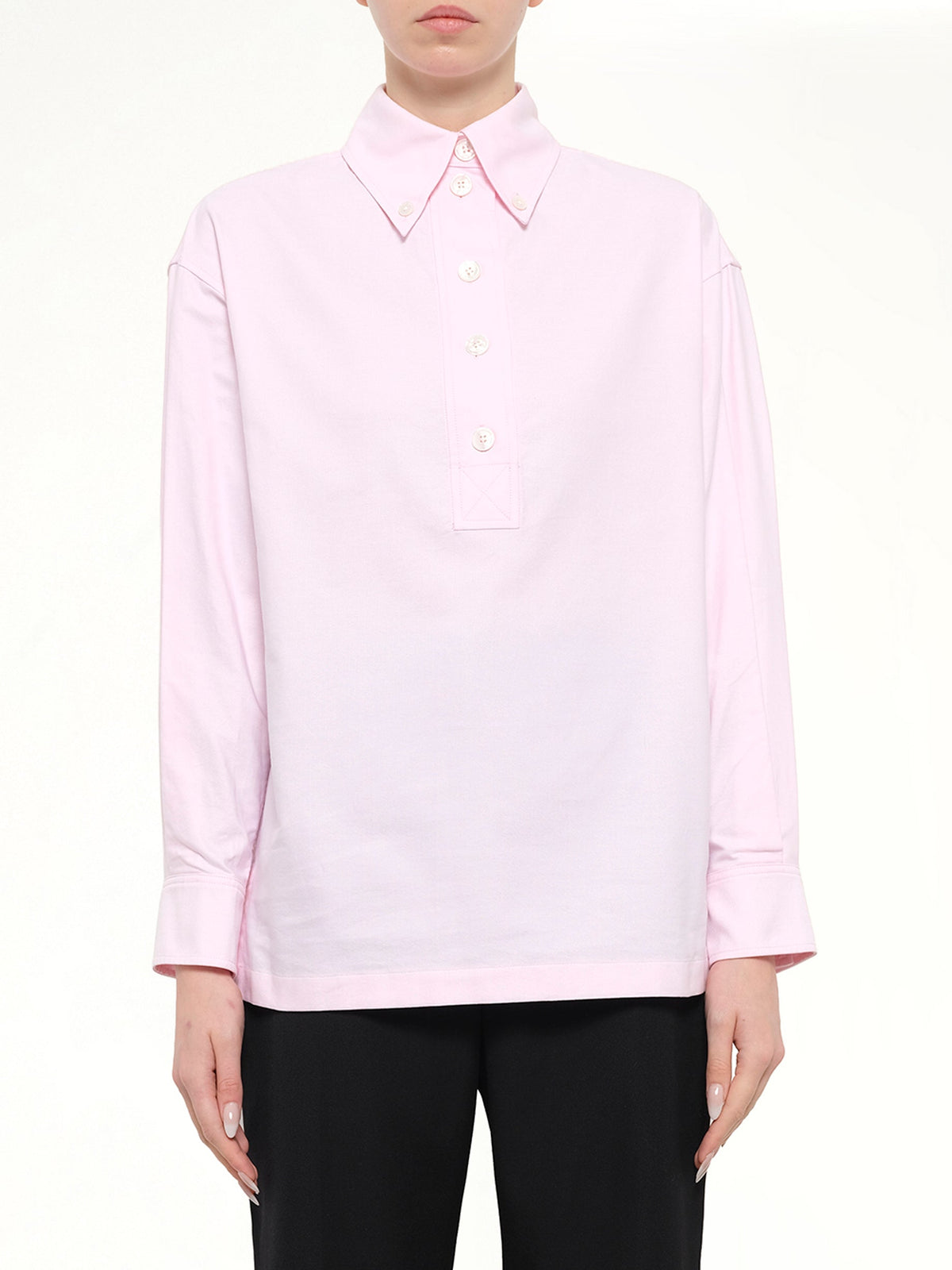 Image of Shirts. Product name - Marc Jacobs Oversize Drop Top in Pink colour by brand - MARC JACOBS