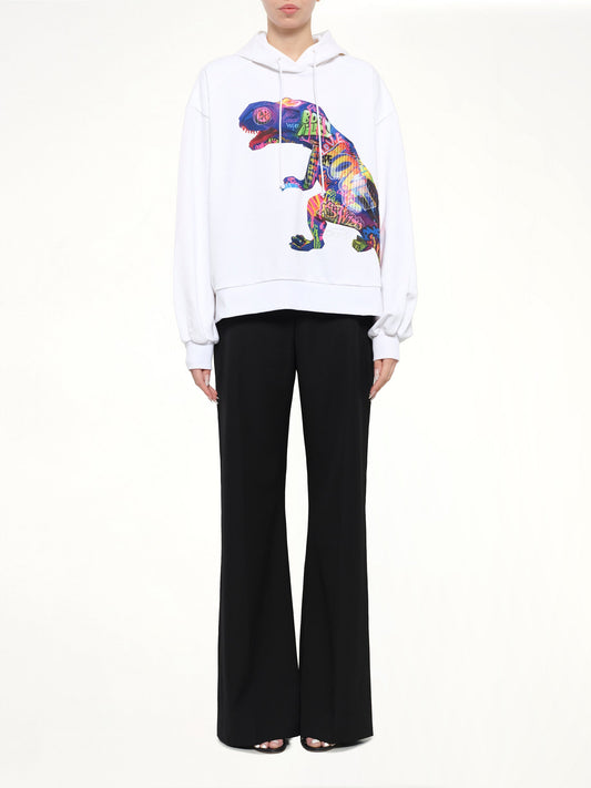 JUUNJ T-Rex Hoodie (White)