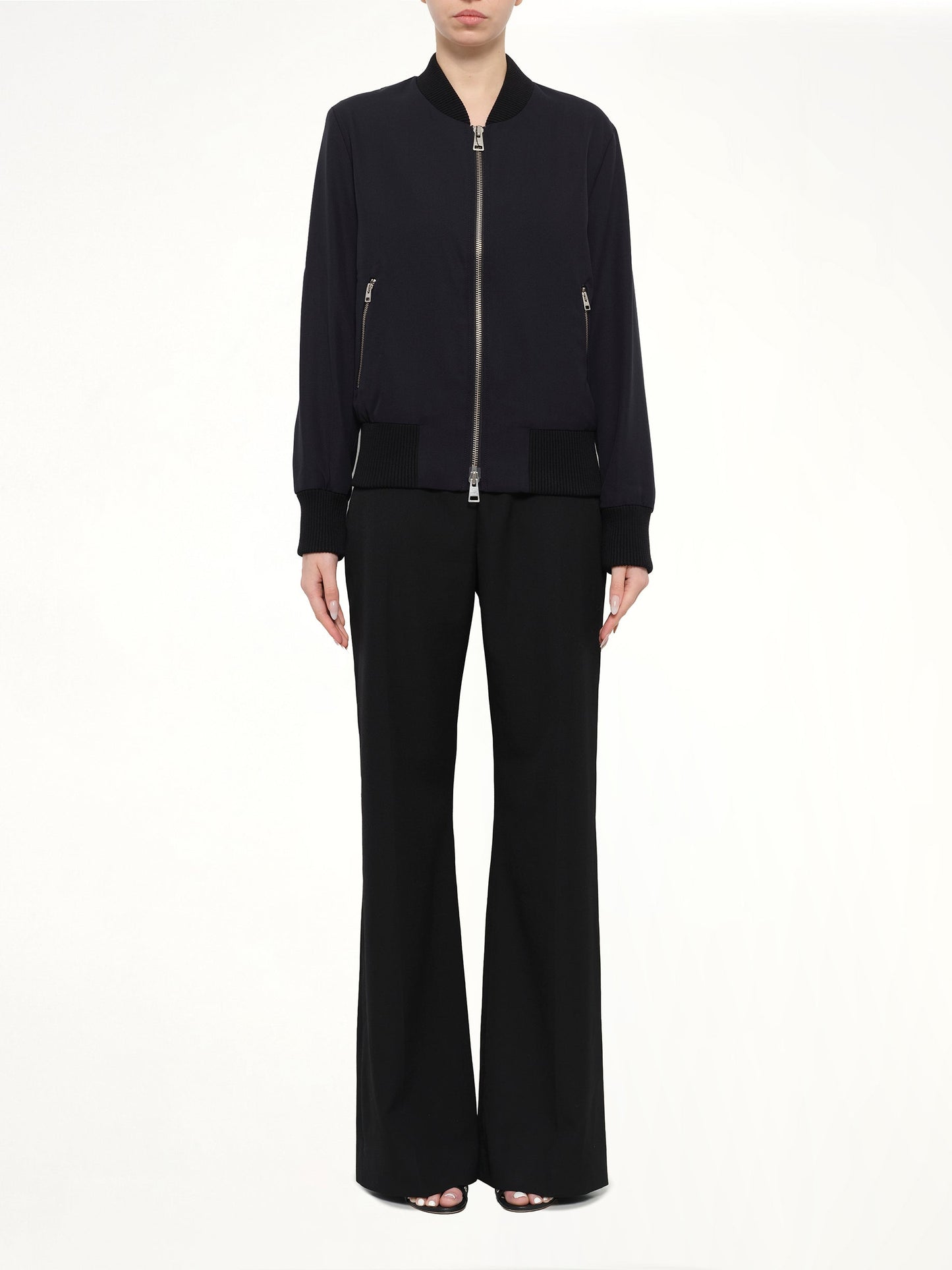 MIX Zipped Teddy Jacket (Navy)