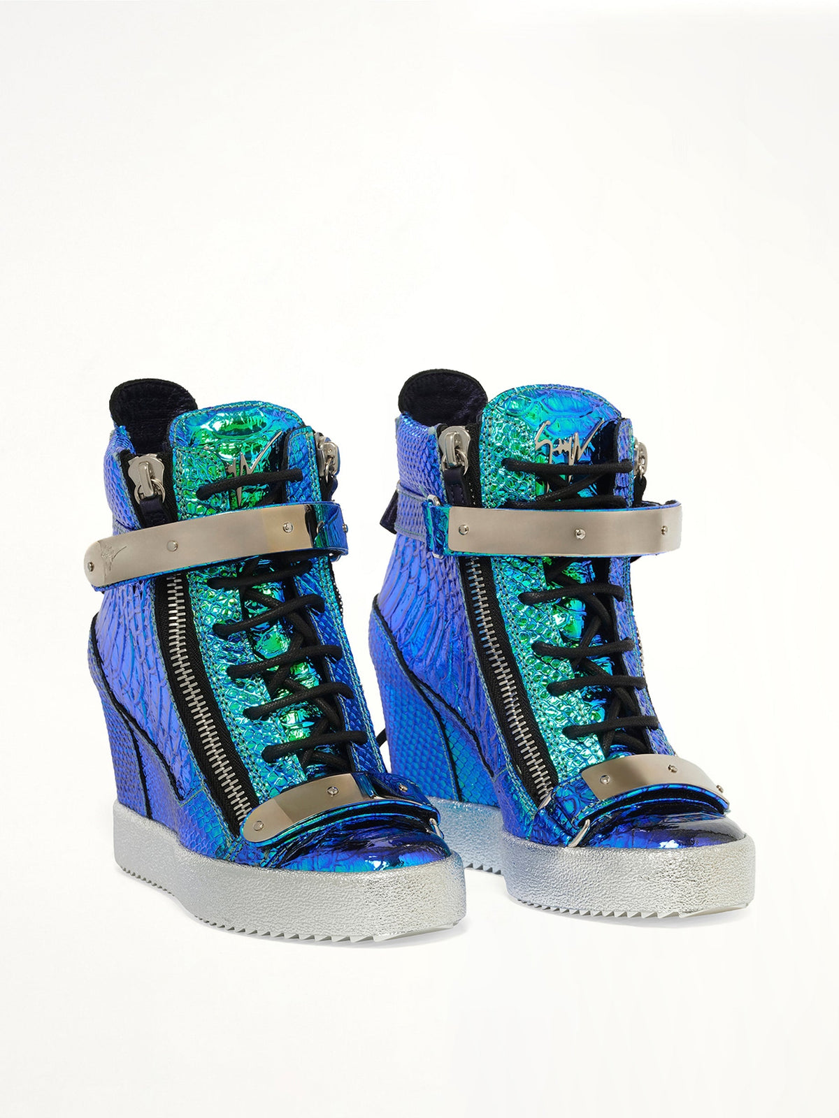 GIUSEPPE ZANOTTI Gollum Cangiante Sneaker (Black)