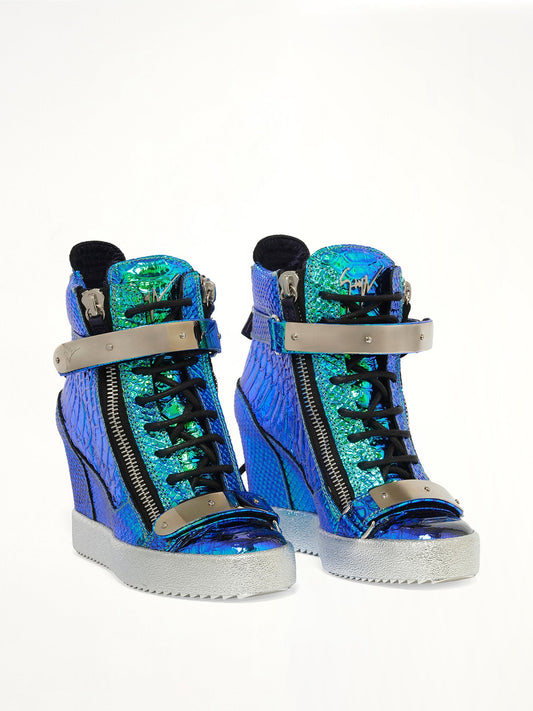 GIUSEPPE ZANOTTI Gollum Cangiante Sneaker (Black)