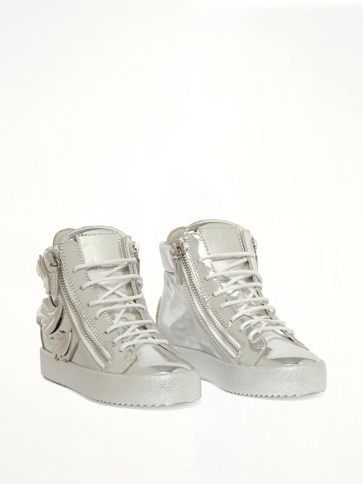 GIUSEPPE ZANOTTI Shooting Argento Sneaker (Black)