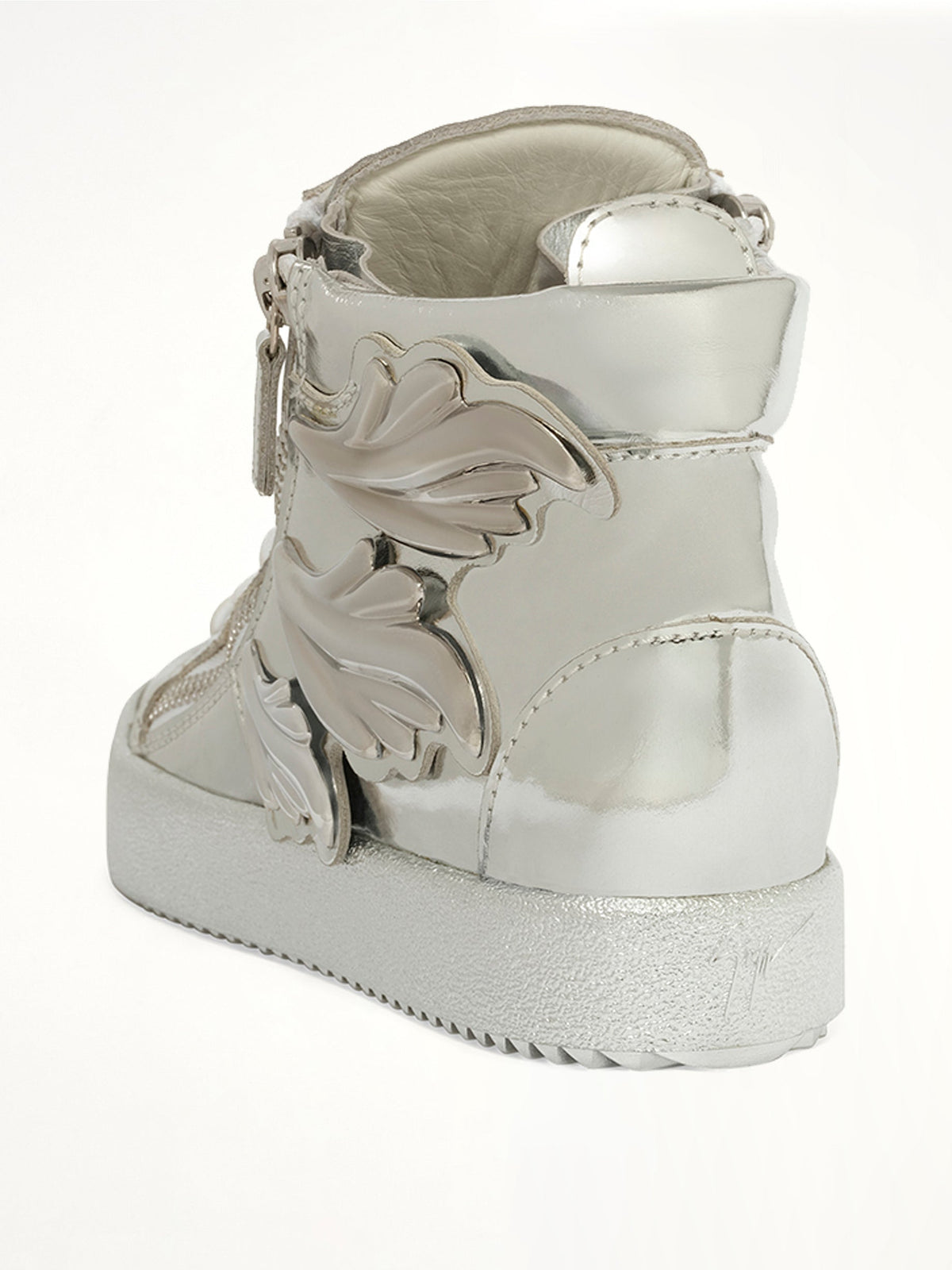 GIUSEPPE ZANOTTI Shooting Argento Sneaker (Black)