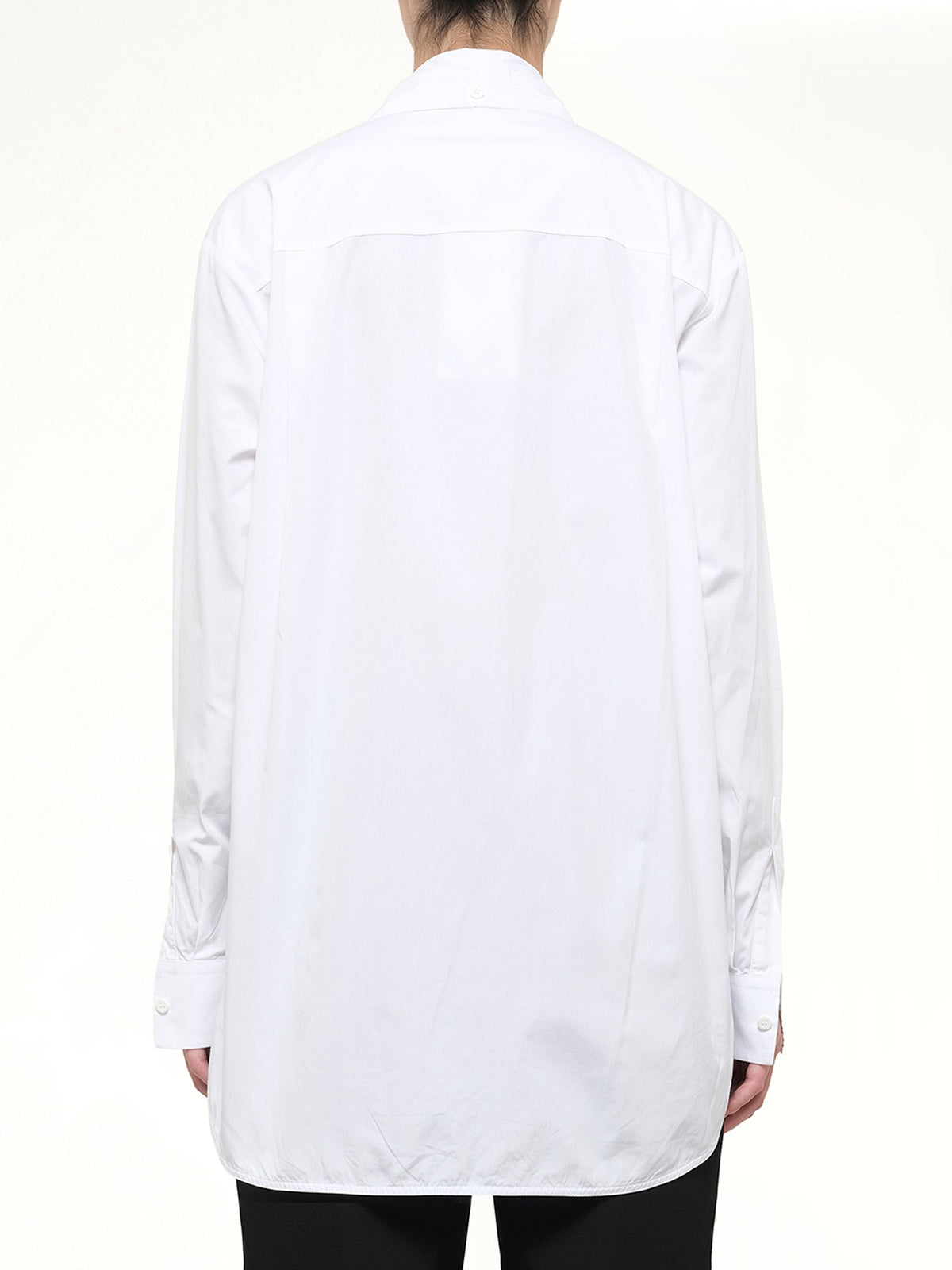 GIVENCHY Bib Long Sleeve Shirt (White)