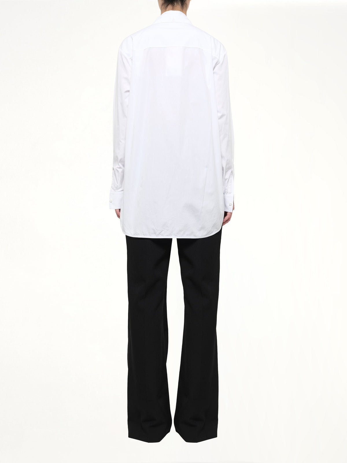 GIVENCHY Bib Long Sleeve Shirt (White)