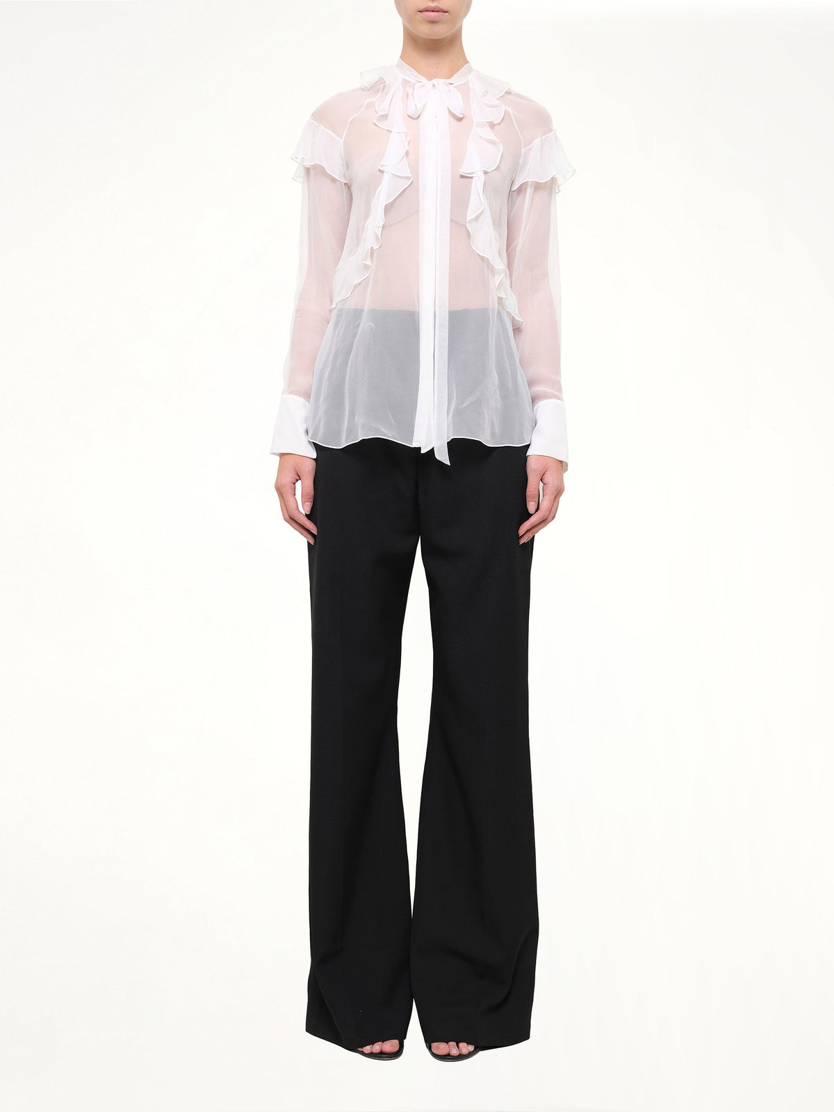 GIVENCHY Long Sleeve Top (White)