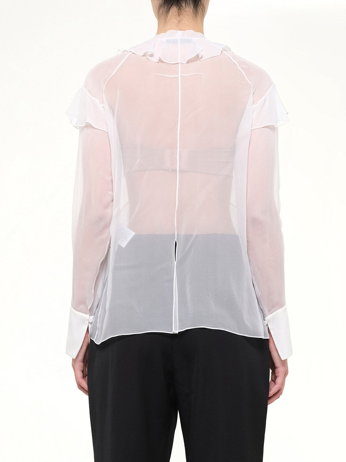 GIVENCHY Long Sleeve Top (White)