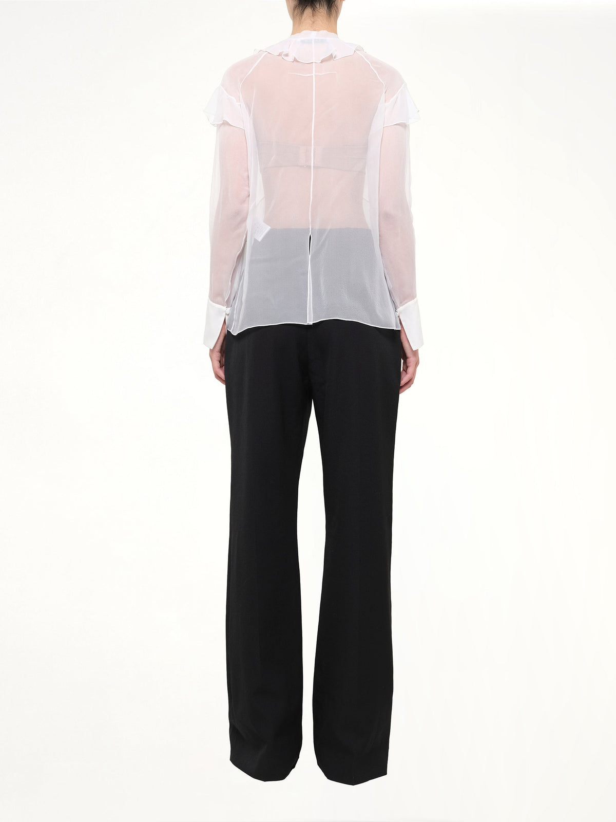 GIVENCHY Long Sleeve Top (White)