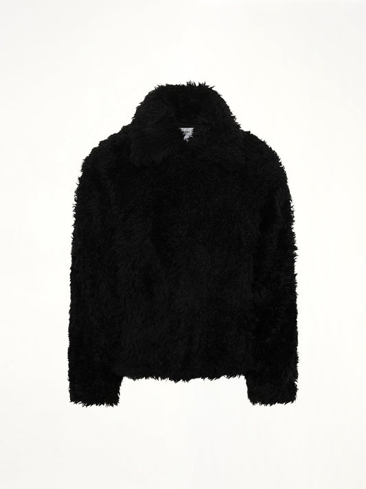 DOUBLET Sinister Mouth Faux Fur Jacket (Black)
