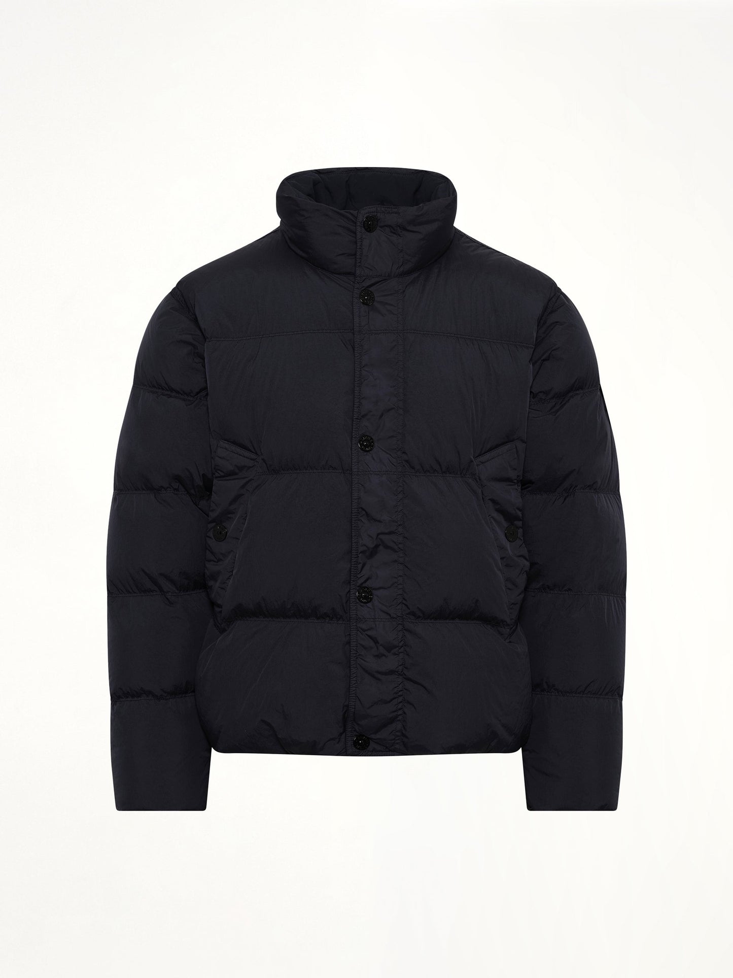 STONE ISLAND 410001 Garment Dyed Crinkle Nylon Down (Navy)