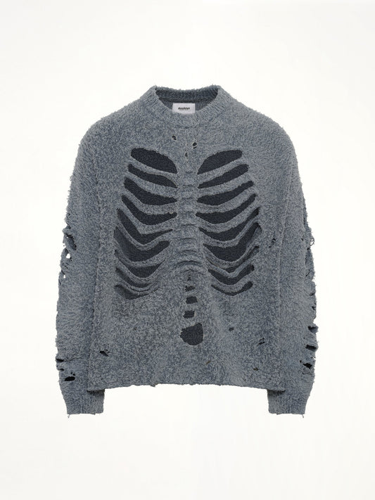 DOUBLET Ribcage Knit Pullover (Blue)