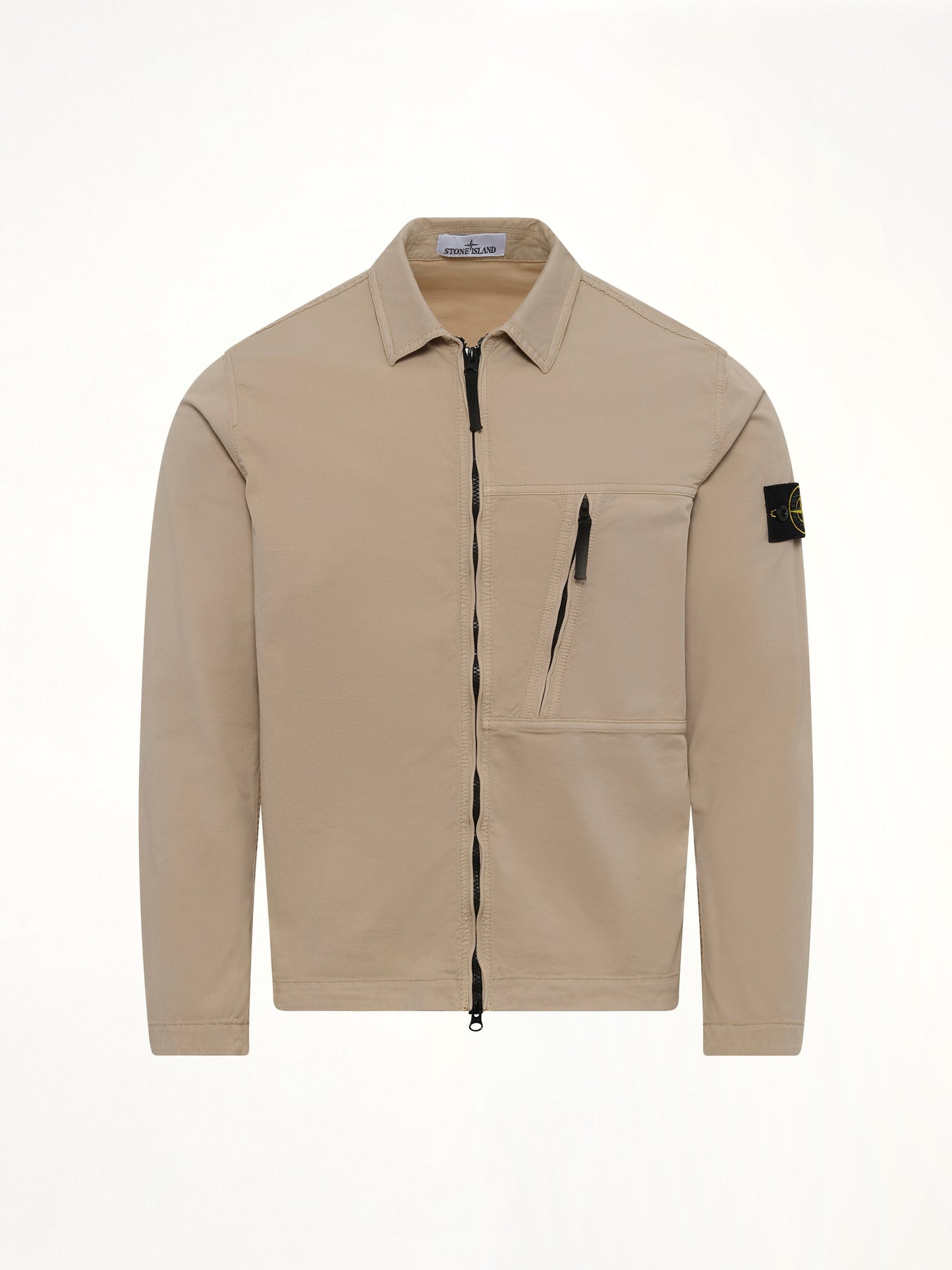 STONE ISLAND 120000 Supima Overshirt (Desert)