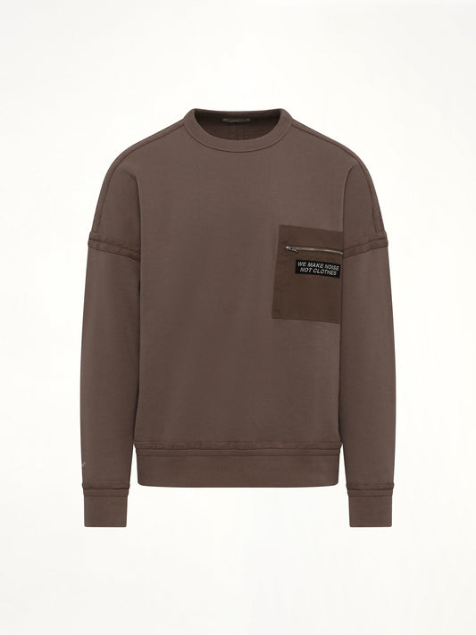 UNDERCOVER Pocket Sweatshirt (Gray Beige)