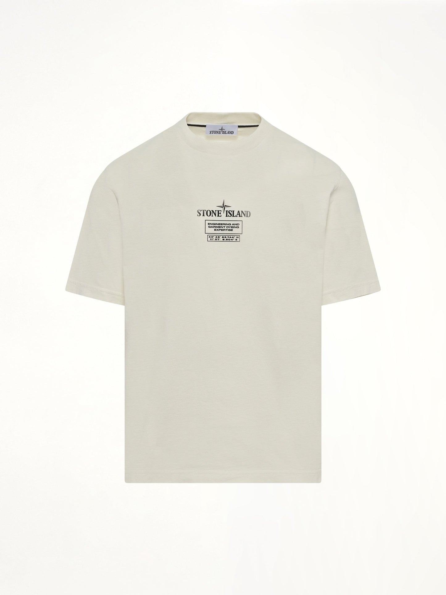 STONE ISLAND 210003 02 Industrial Logos S/S T-Shirt (Ivory)