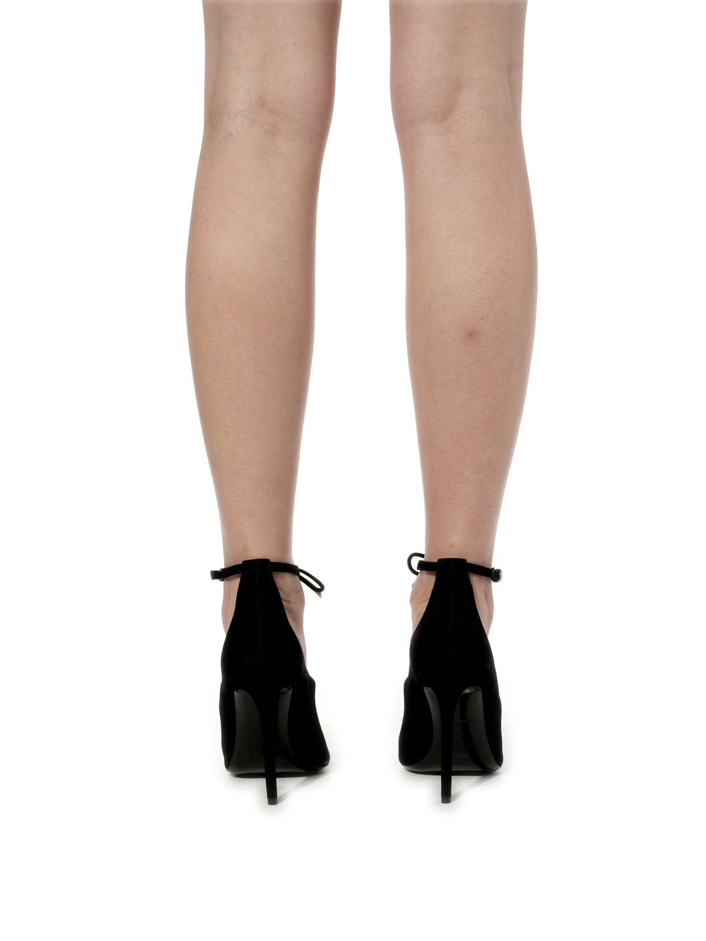 BALENCIAGA Leather Heel (Black)