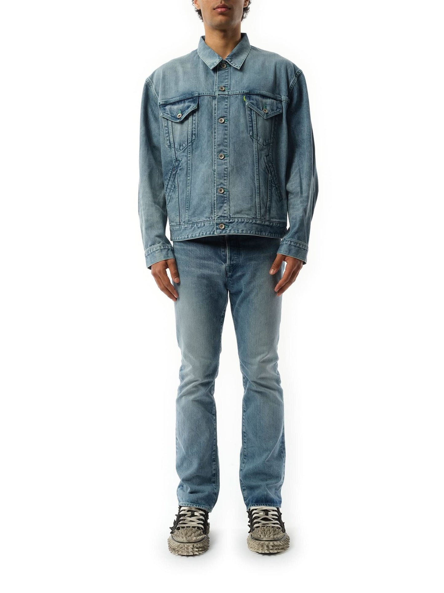 DOUBLET Care Denim Jacket (Blue)