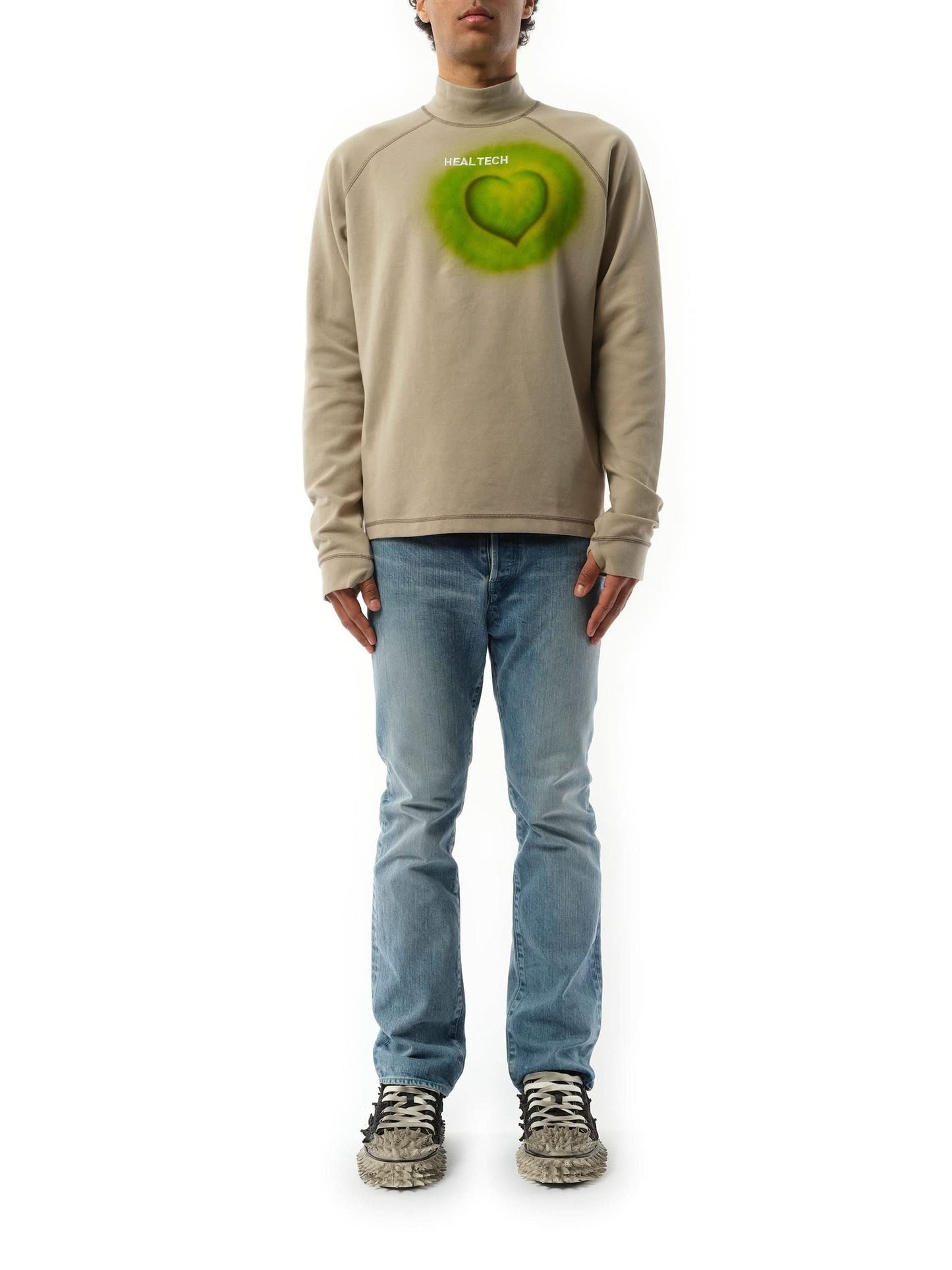 DOUBLET Healtech Airbrush High Neck (Green)