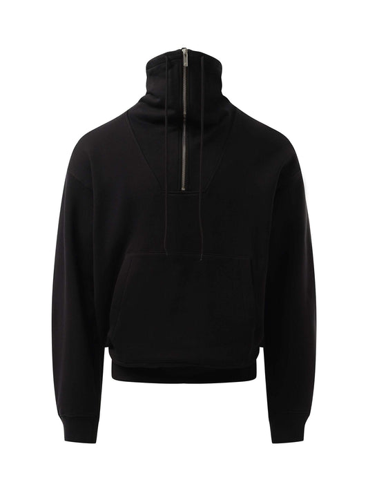 HELMUT LANG Funnel Neck Sweatshirt (Black)