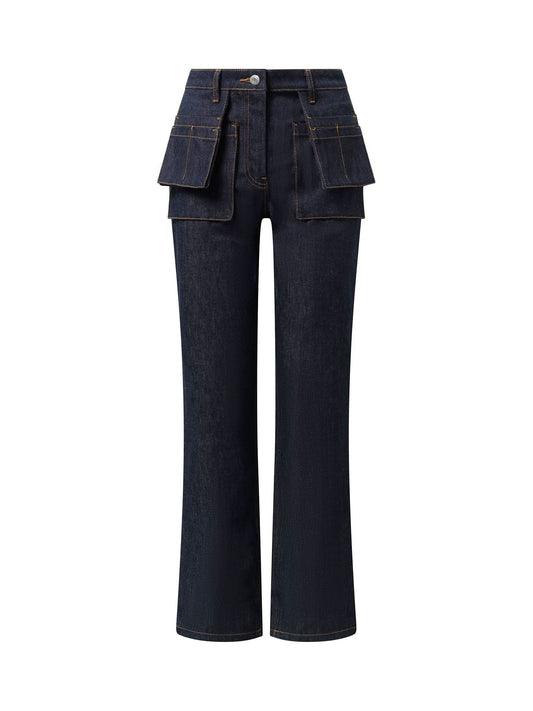 HELMUT LANG Utility Jeans (Navy)