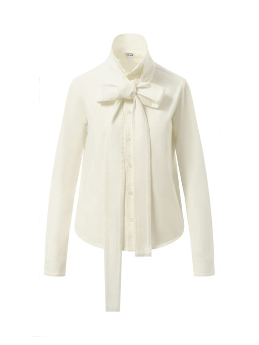 LOEWE Bow Shirt (White)