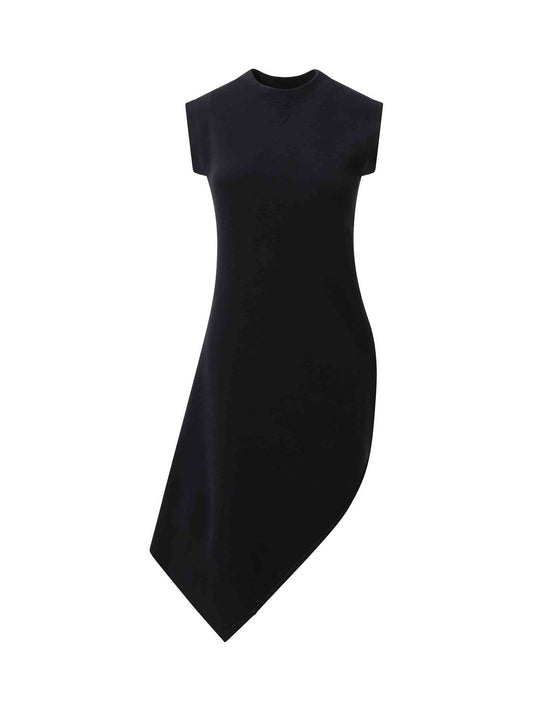 SACAI Sponge Sweat Dress (Black)