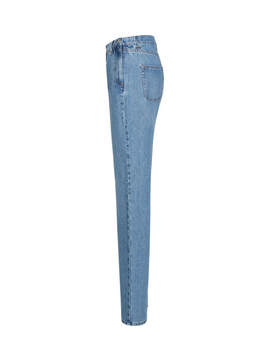COPERNI Open Hip Denim Trousers (Washed Blue)