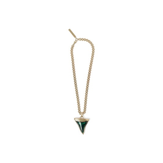 Image of Others. Productname: GIVENCHY Shark Tooth Medium Neckalce in Green colour by brand - GIVENCHY