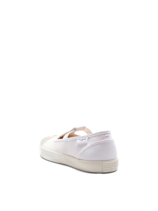 MAISON MARGIELA Tabi Toe Sneakers (White White)