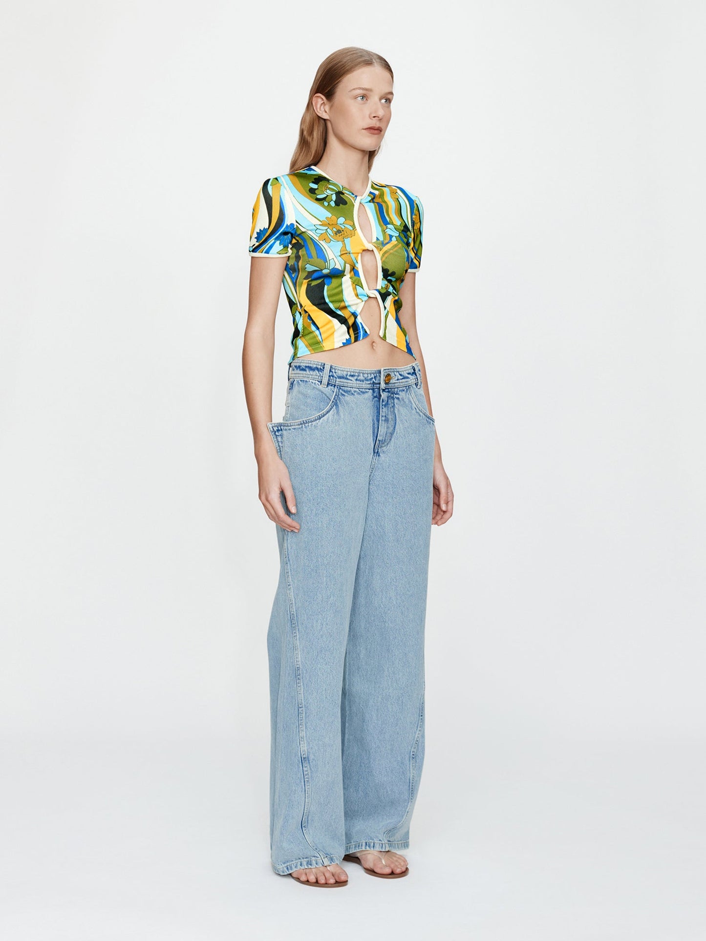 Christopher Esber Manta Sting Denim Jean (Indigo)