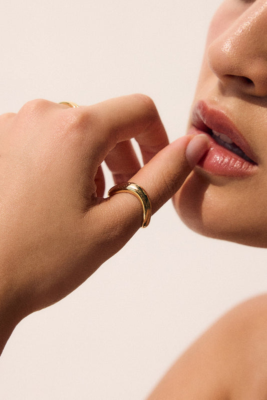 Image of Jewelry. Productname: SNDYS YCL SOLEIL RING in GOLD colour by brand - SNDYS