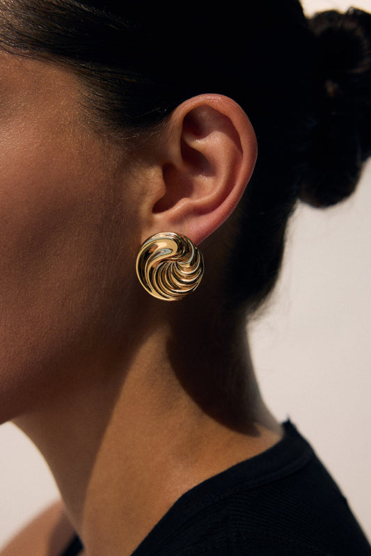 Image of Earrings. Productname: SNDYS YCL SOLEIL EARRING in GOLD colour by brand - SNDYS