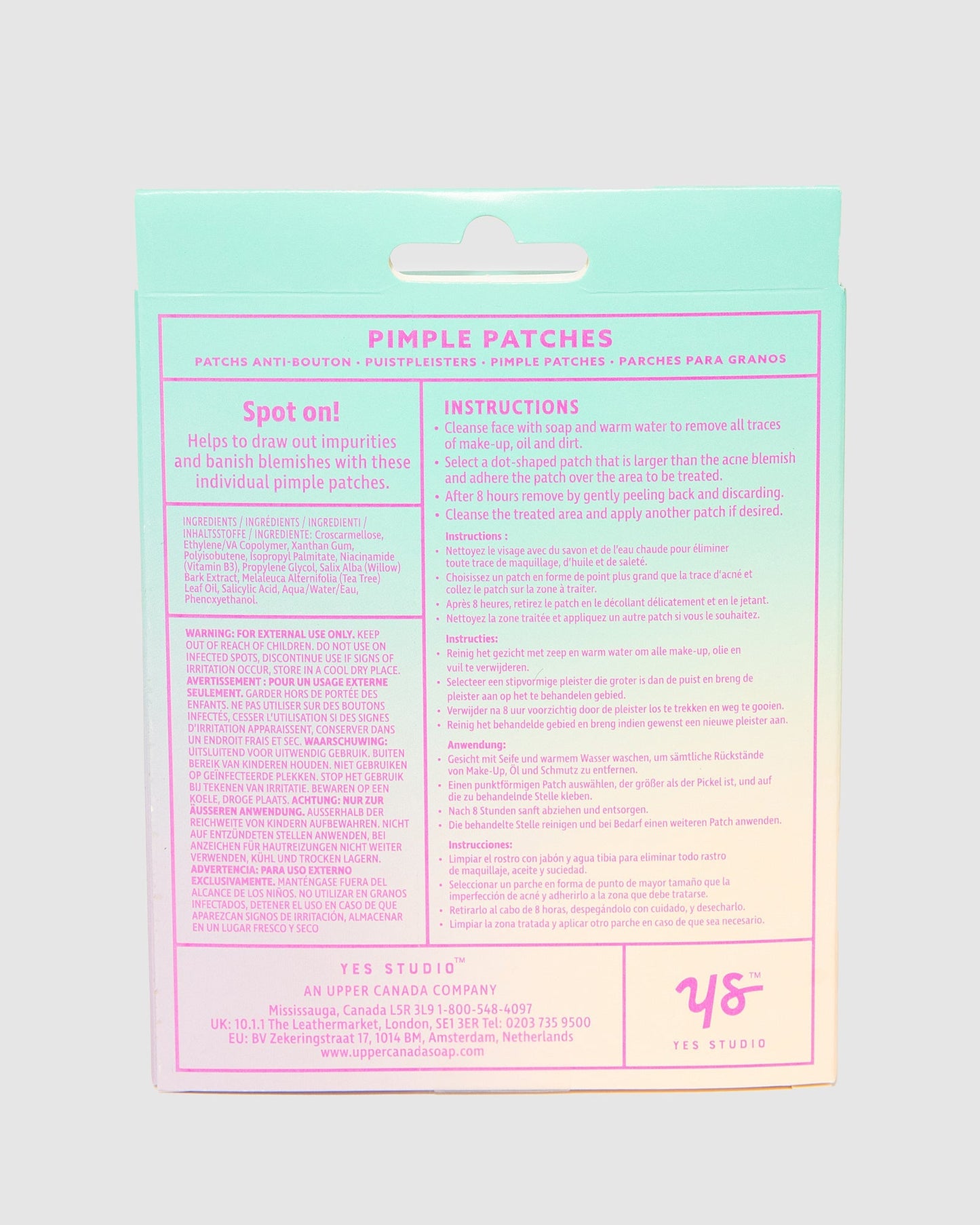 YES STUDIO Pimple Patches 24pk No Bad Days (Print)