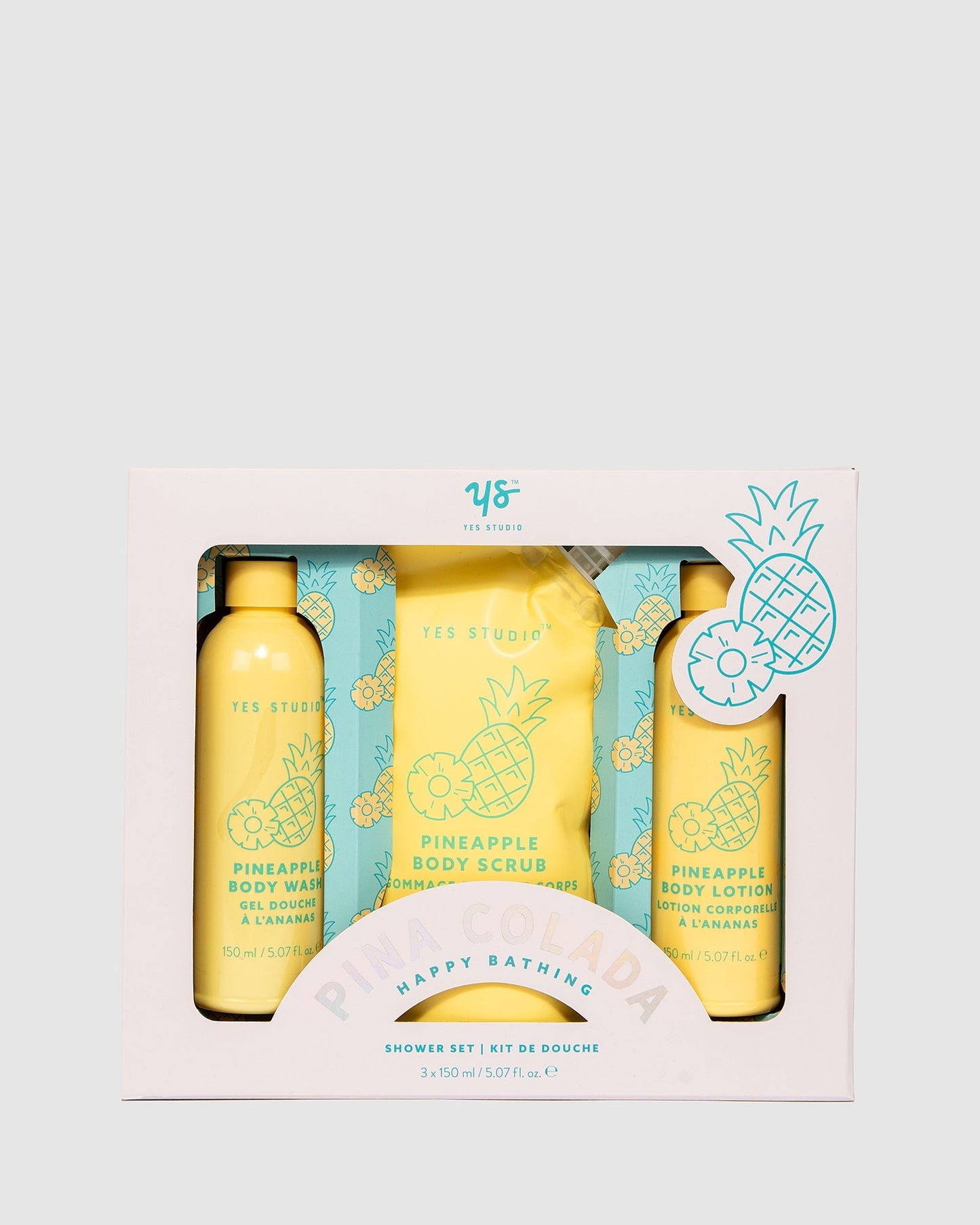 YES STUDIO Shower Set Pina Colada (Print)
