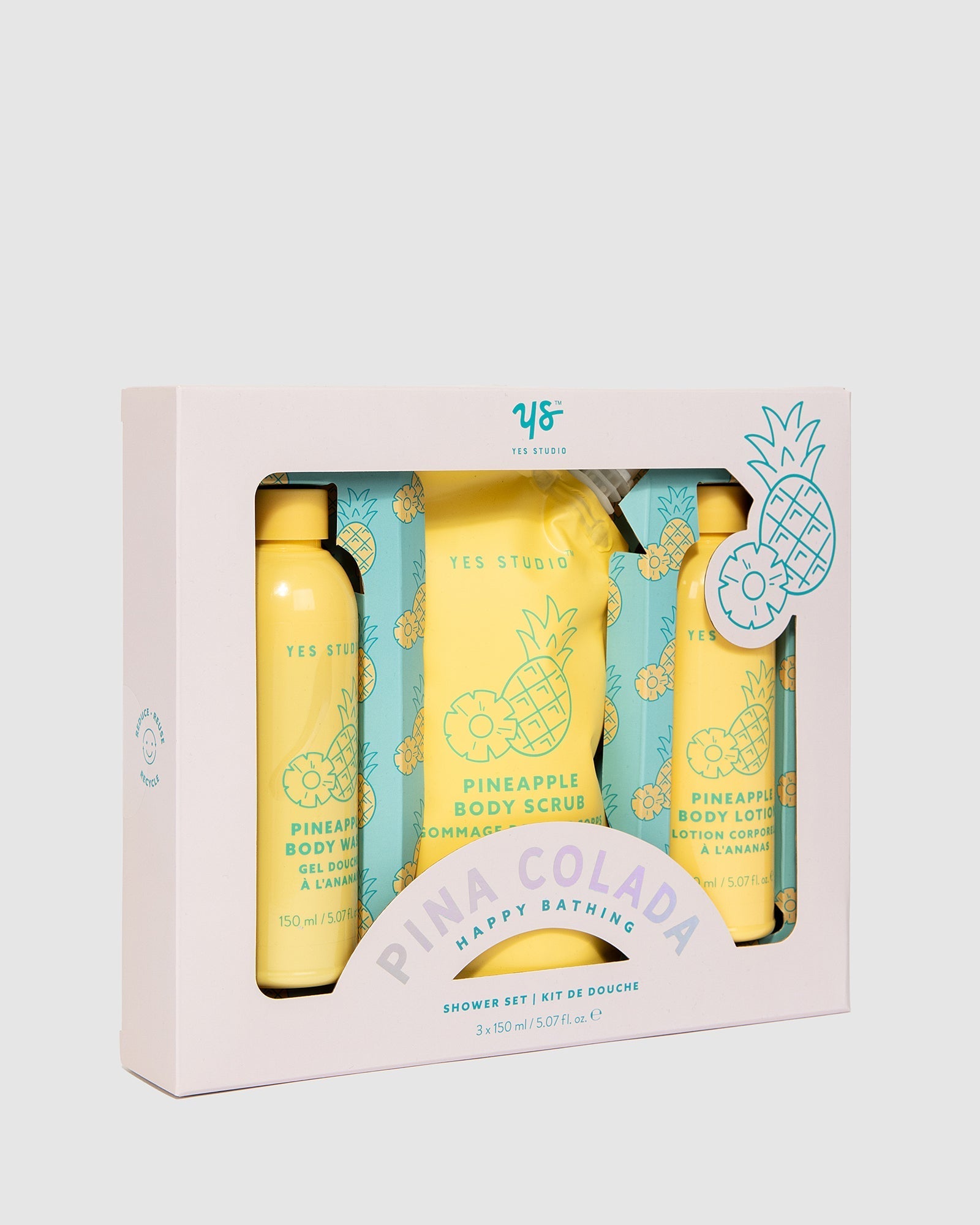 Image of Accessories. Productname: Colette Shower Set Pina Colada in Print colour by brand - Colette