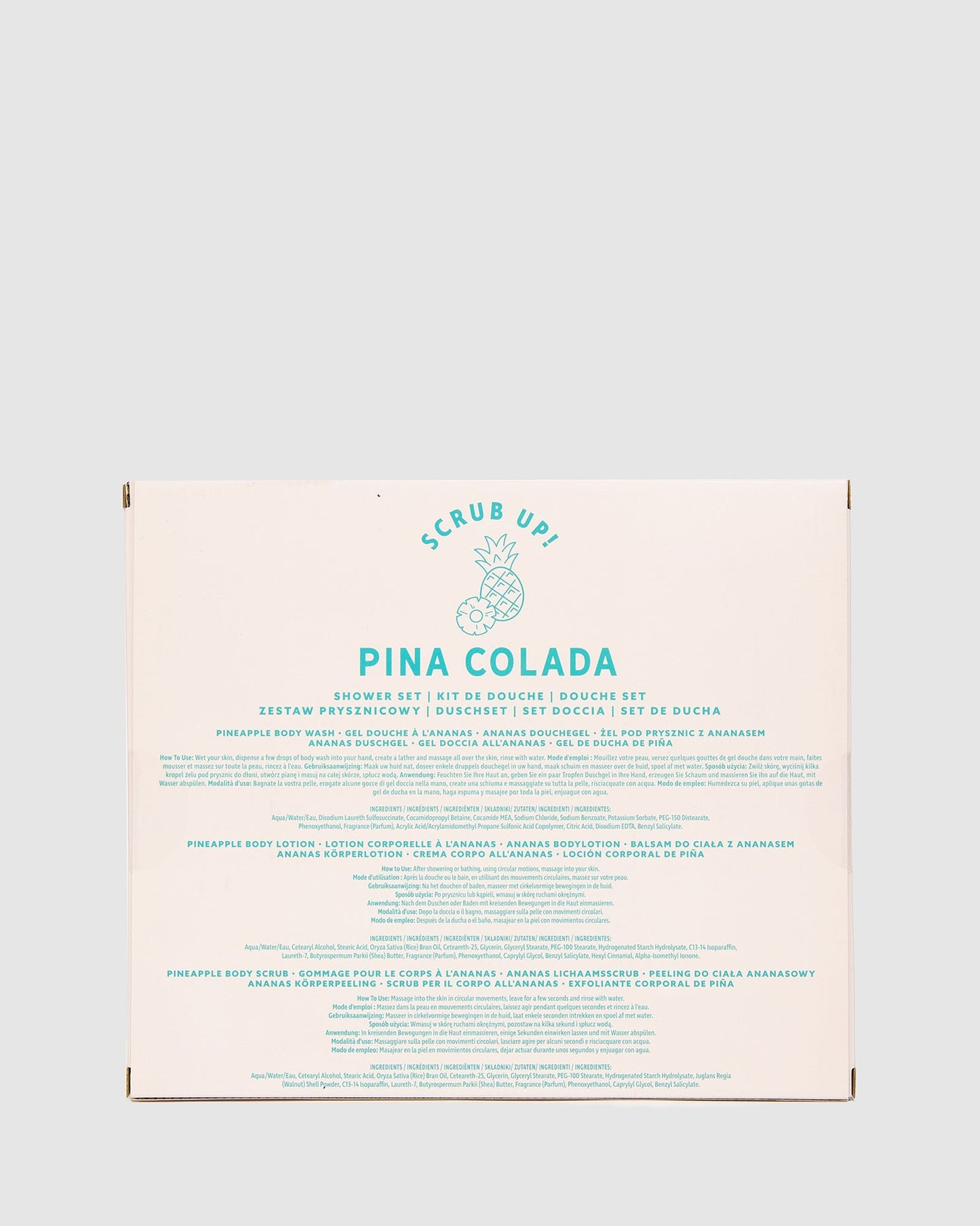 YES STUDIO Shower Set Pina Colada (Print)